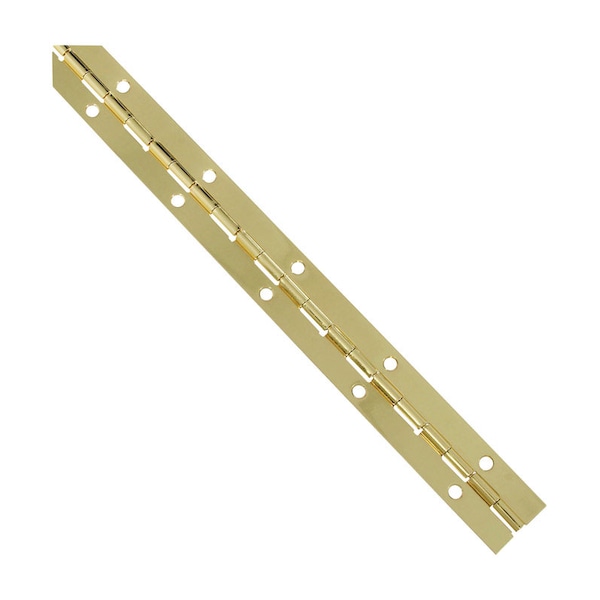 National Hardware National Hardware 12 in. L Brass-Plated Continuous Hinge 1 pk N265-355 - main